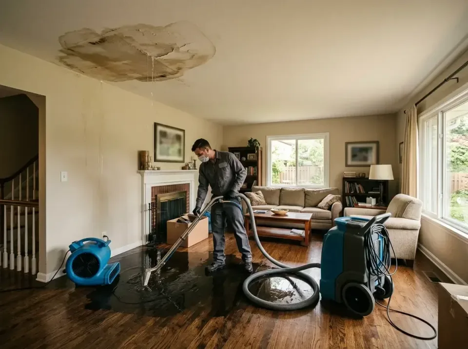 attic-pipe-burst-ceiling-drip-008 — frequently asked questions, Water Damage Restoration & Carpet Care in Bloomfield, IA
